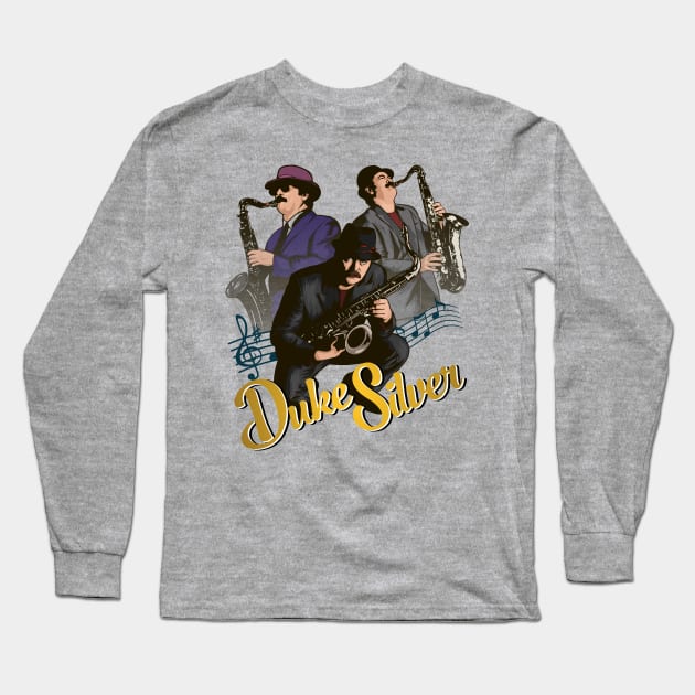 Duke Silver Long Sleeve T-Shirt by SBarstow Design